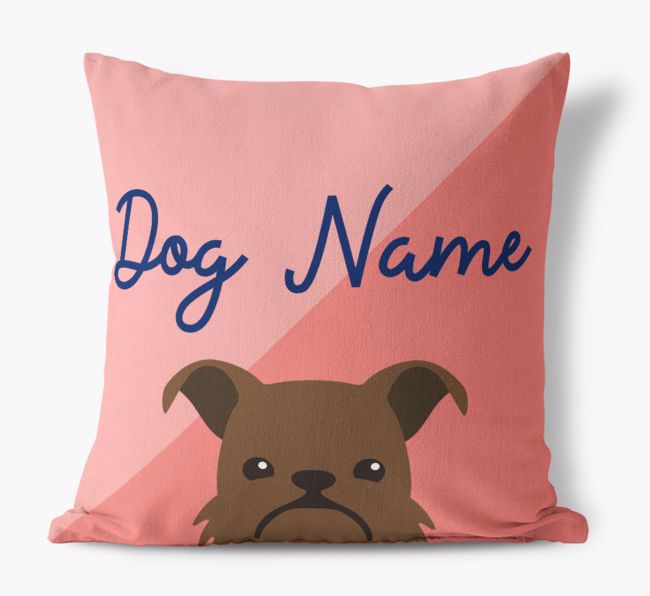 Peeking Name: Personalised {breedFullName} Cushion